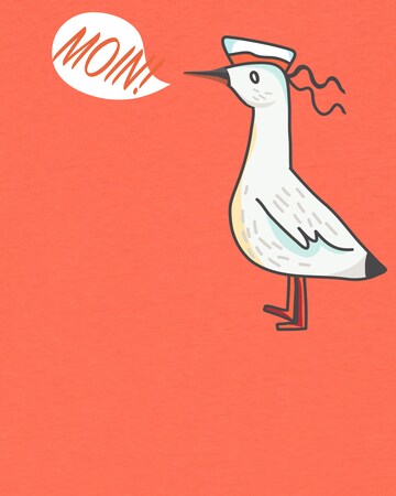 watabout.kids T-Shirt 'Moin Seagull' in Orange