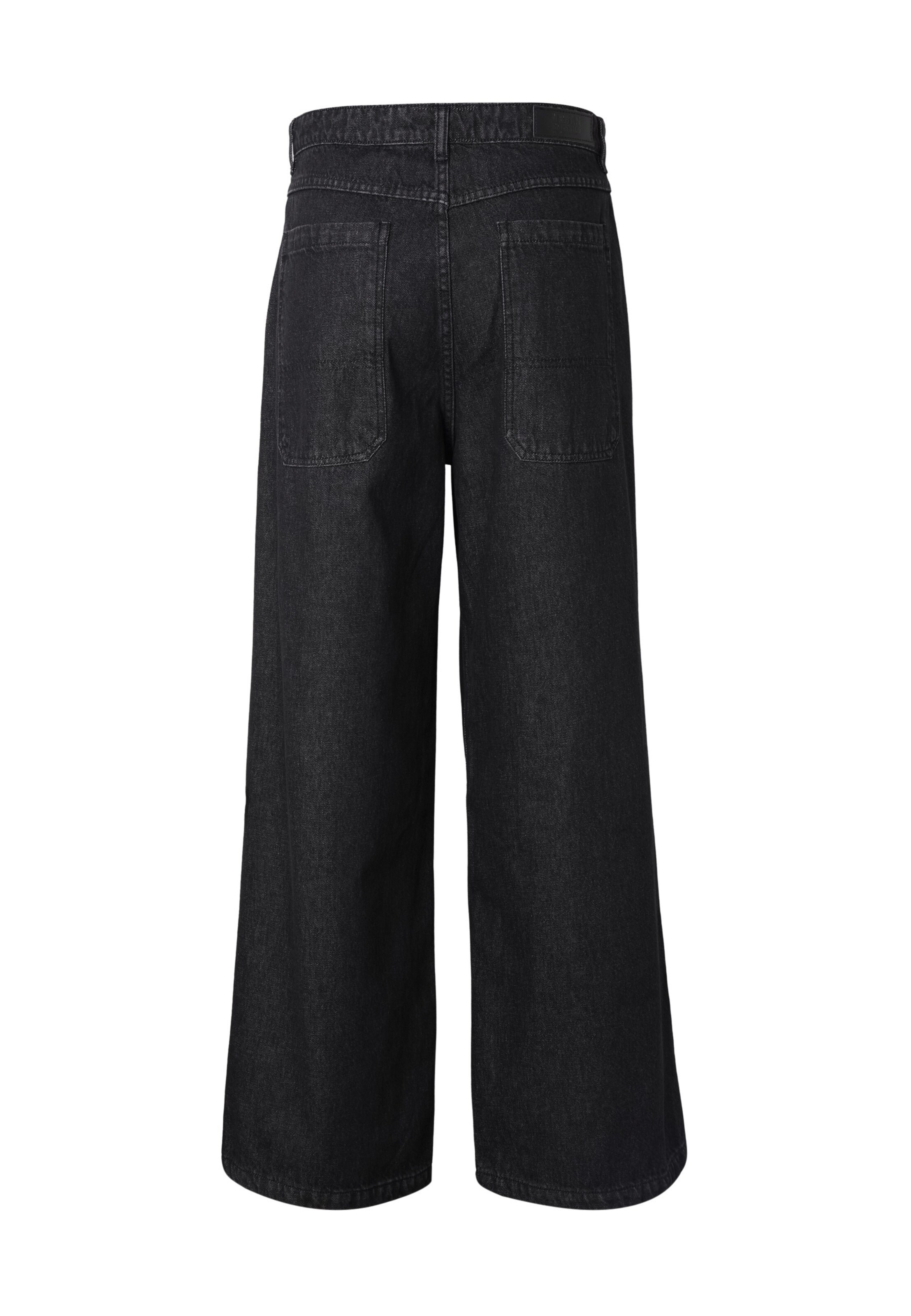 Wide Leg Jean à pince Urban Classics en noir