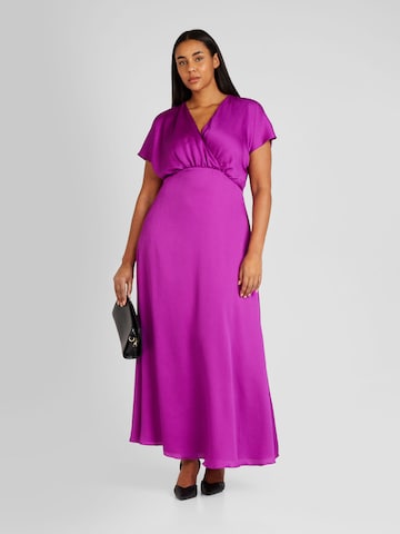 SWING Curve Společenské šaty – fialová