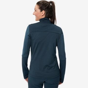 VAUDE Athletic Sweater 'Livigno' in Blue