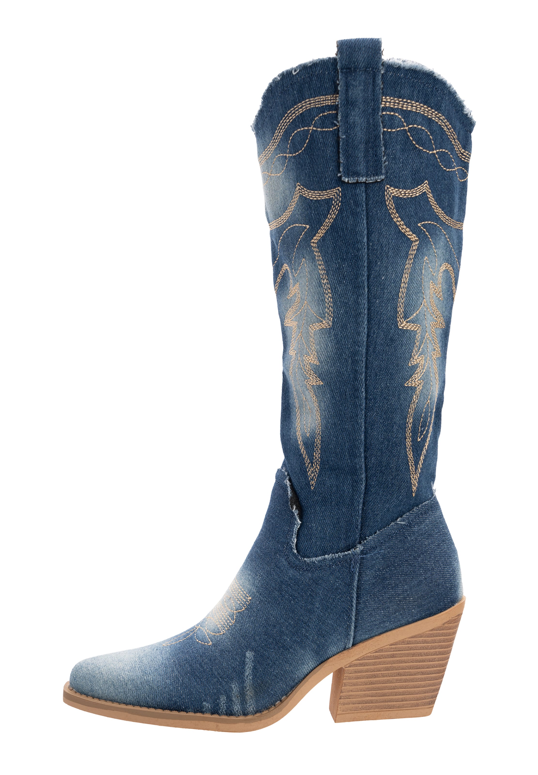 Salinyang Cowboylaarzen in Blauw