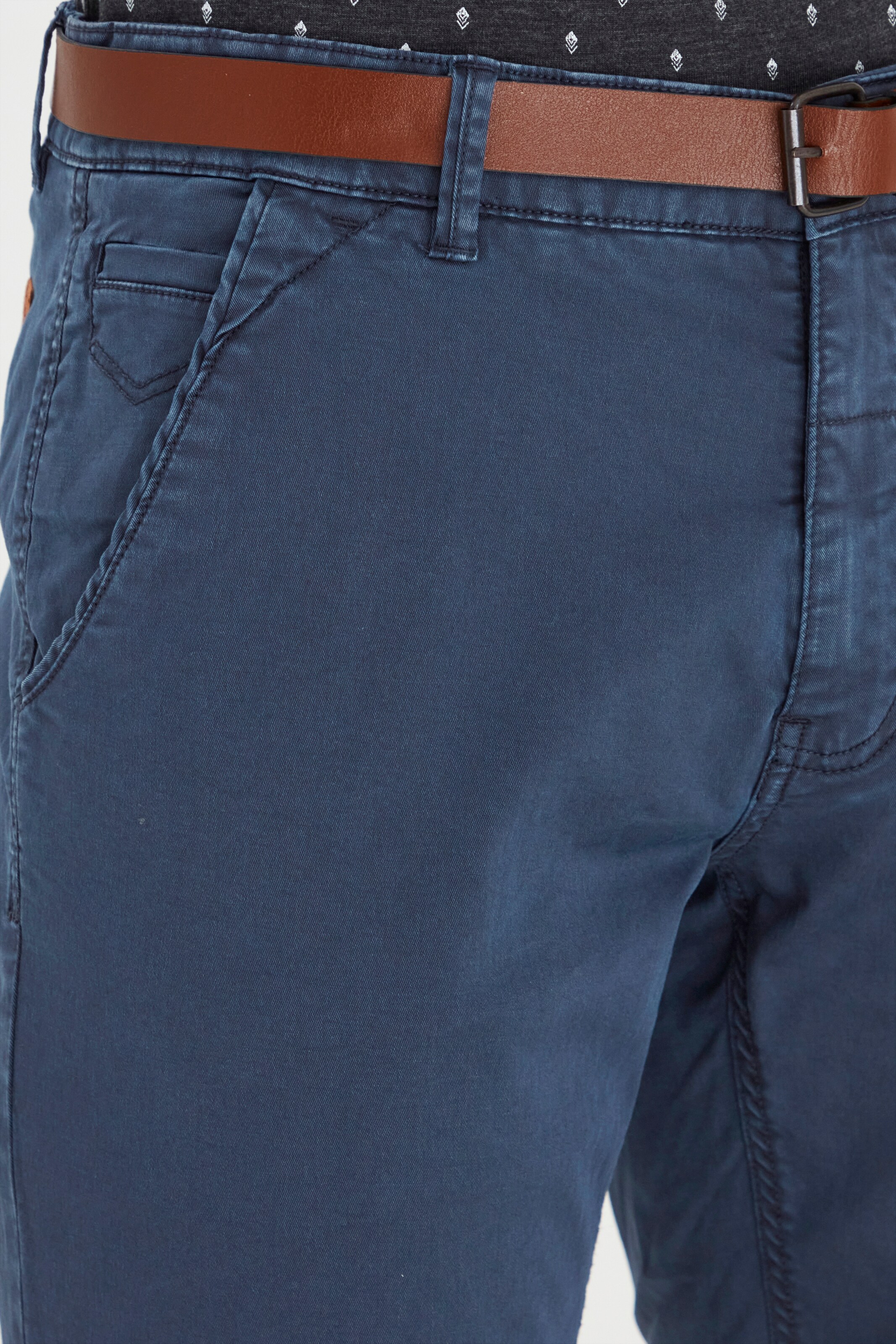 BLEND Regular Chino 'BRANE' in Blauw