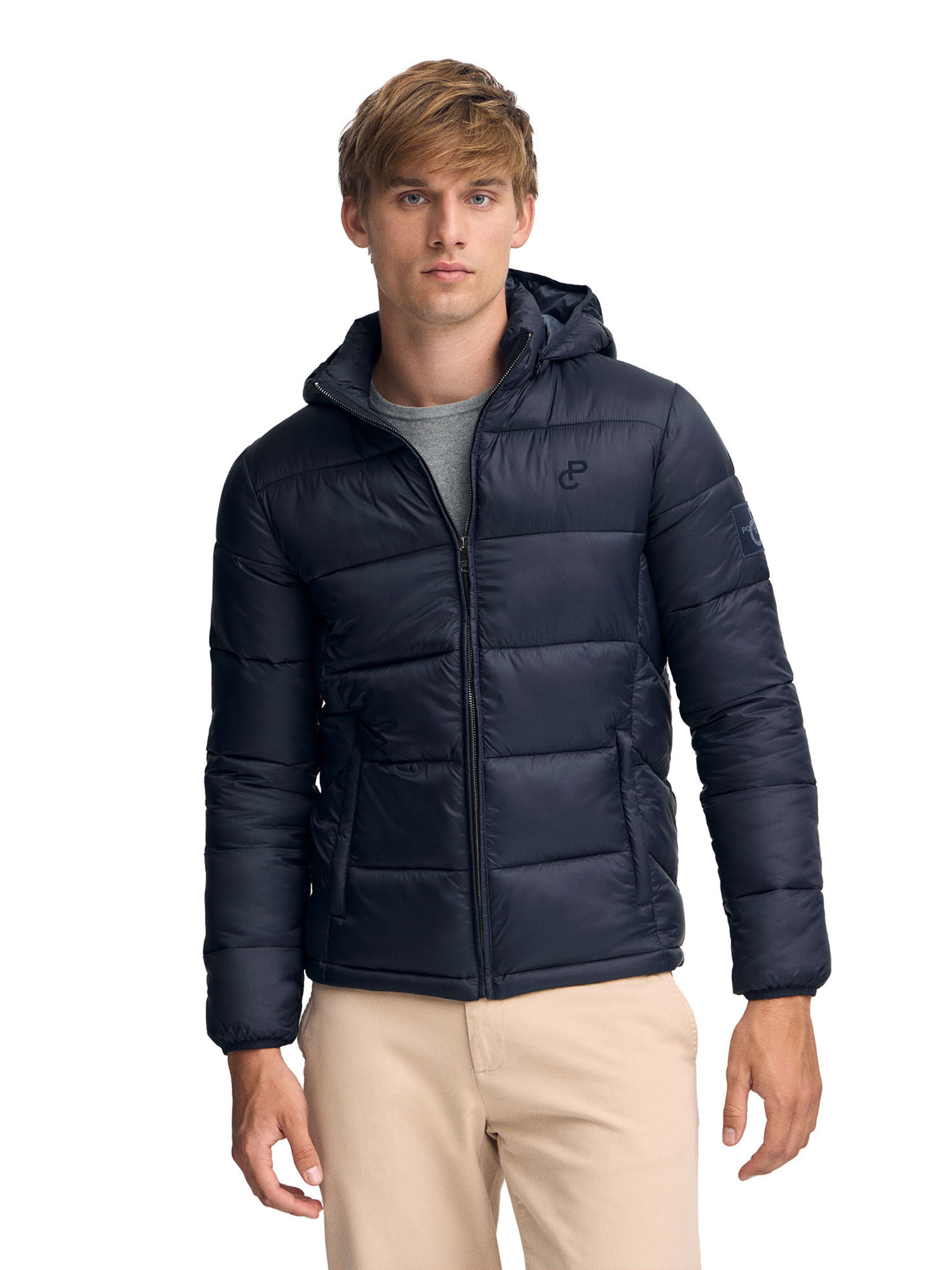 Polo Club Winter Jacket in Blue: front