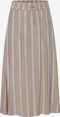 ICHI Skirt 'ELDA' in Beige: front