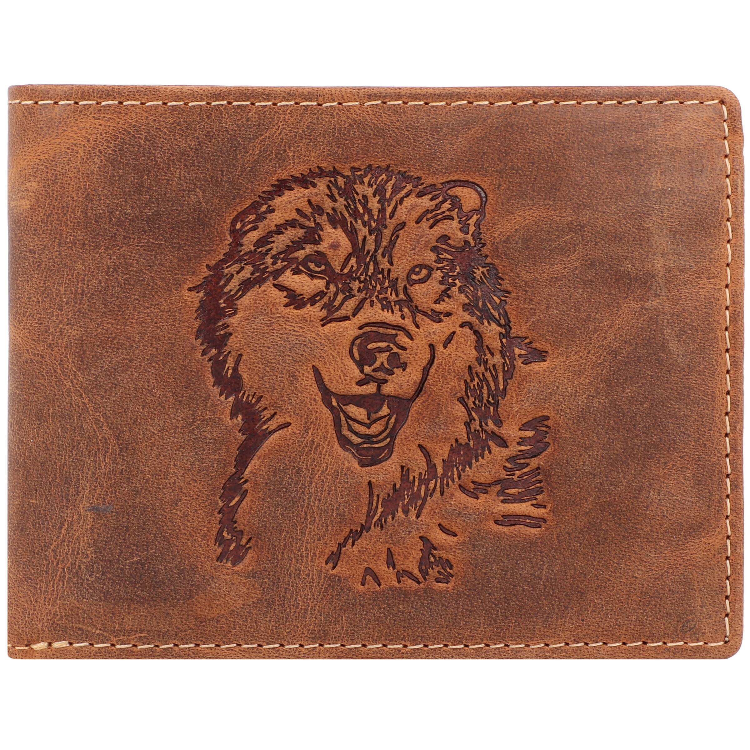 GREENBURRY Portemonnee in Bruin