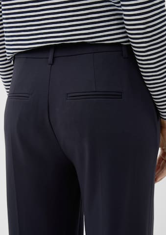 Loosefit Pantalon à pince s.Oliver en bleu