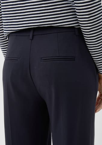 s.Oliver Loose fit Pleat-front trousers in Blue