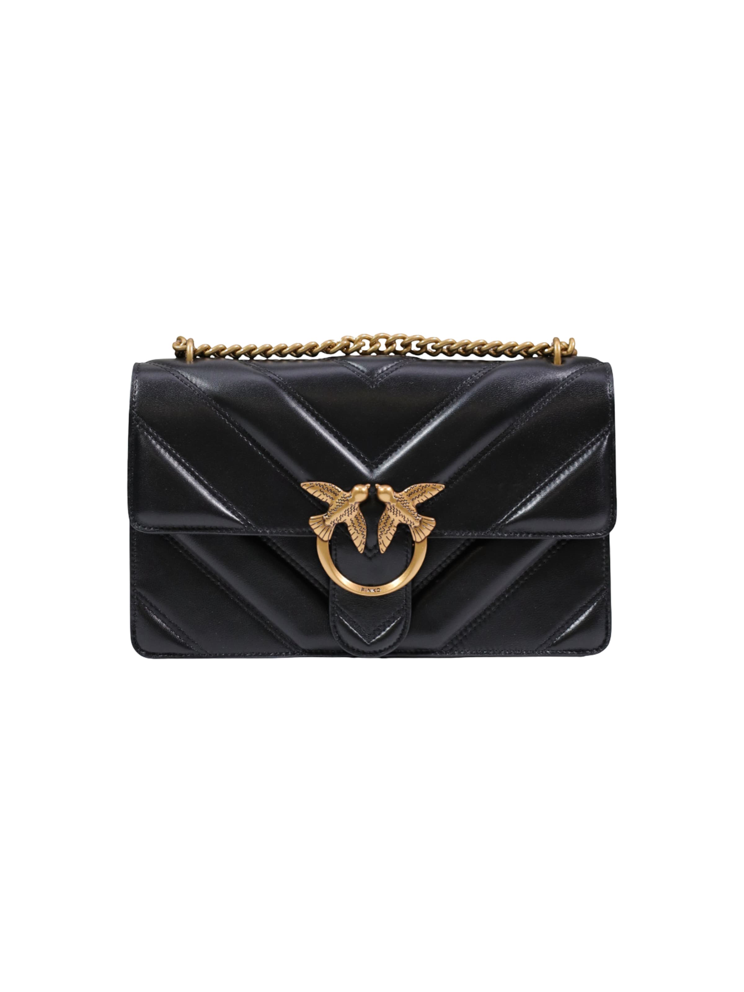 Borsa a spalla 'LOVE ONE CLASSIC LIGHT DC 104549 A26Z' di PINKO in nero
