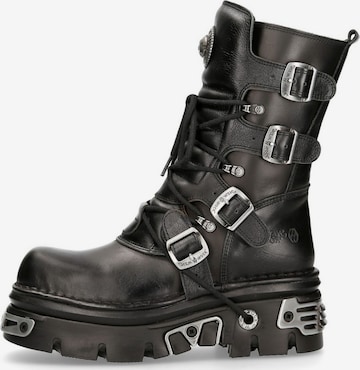 Stivale stringato 'M-373-S4' di New Rock in nero: frontale
