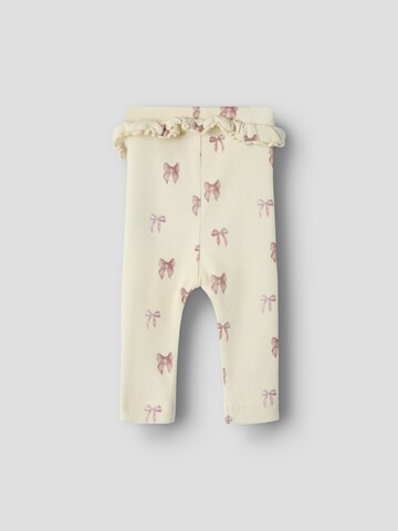 Lil'Atelier Slimfit Leggings 'NBFGAVO' in Beige