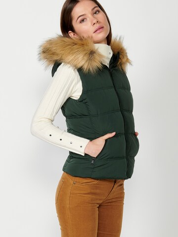 Gilet KOROSHI en vert