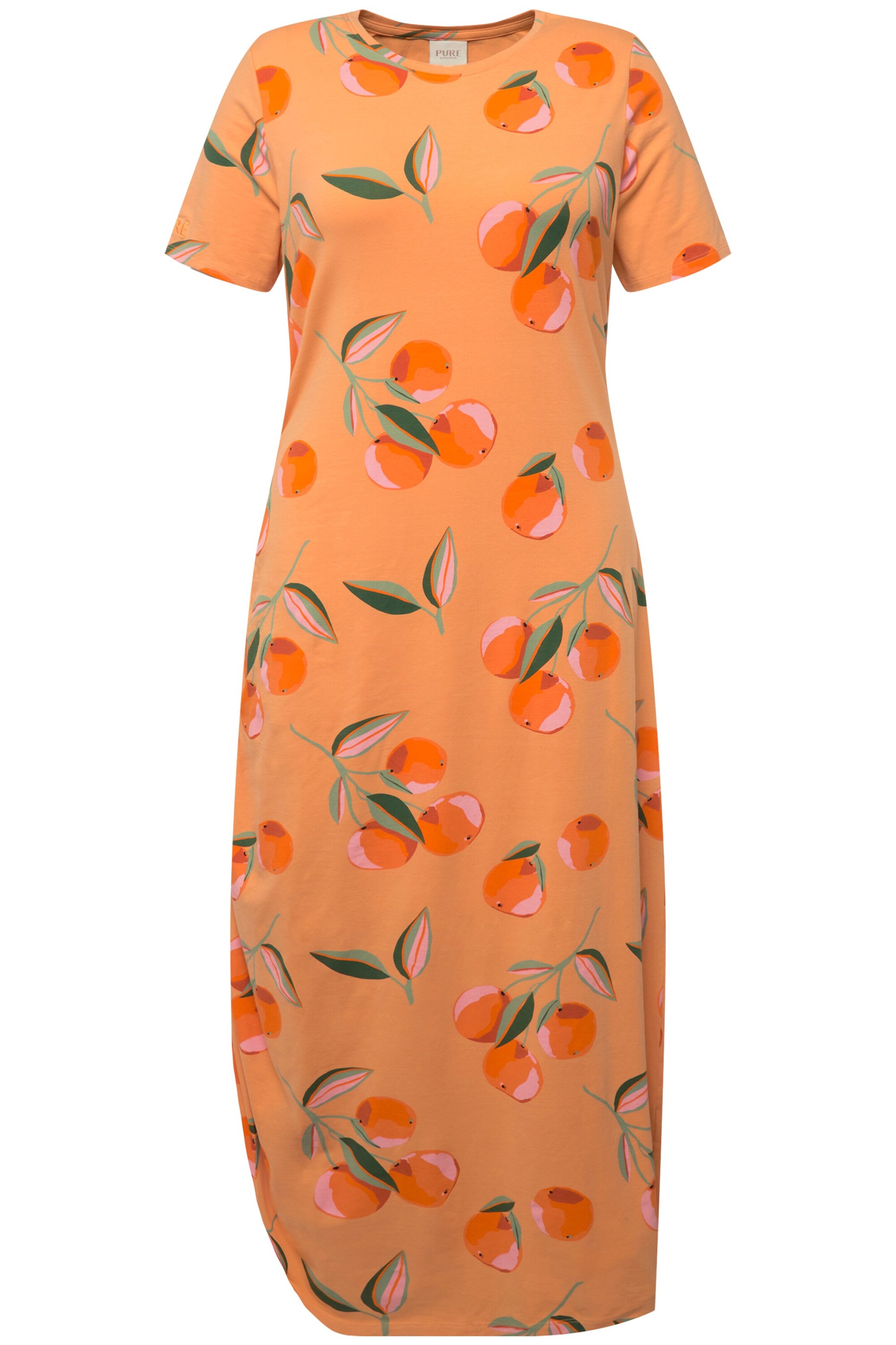 Robe Ulla Popken en orange : devant