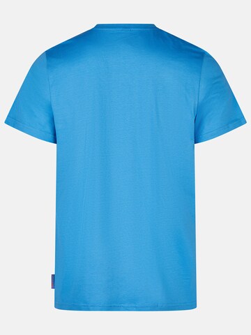 salzhaut T-Shirt 'Diek - Moin' in Blau: Rückseite