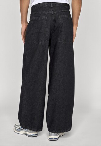 Wide Leg Jean à pince Urban Classics en noir