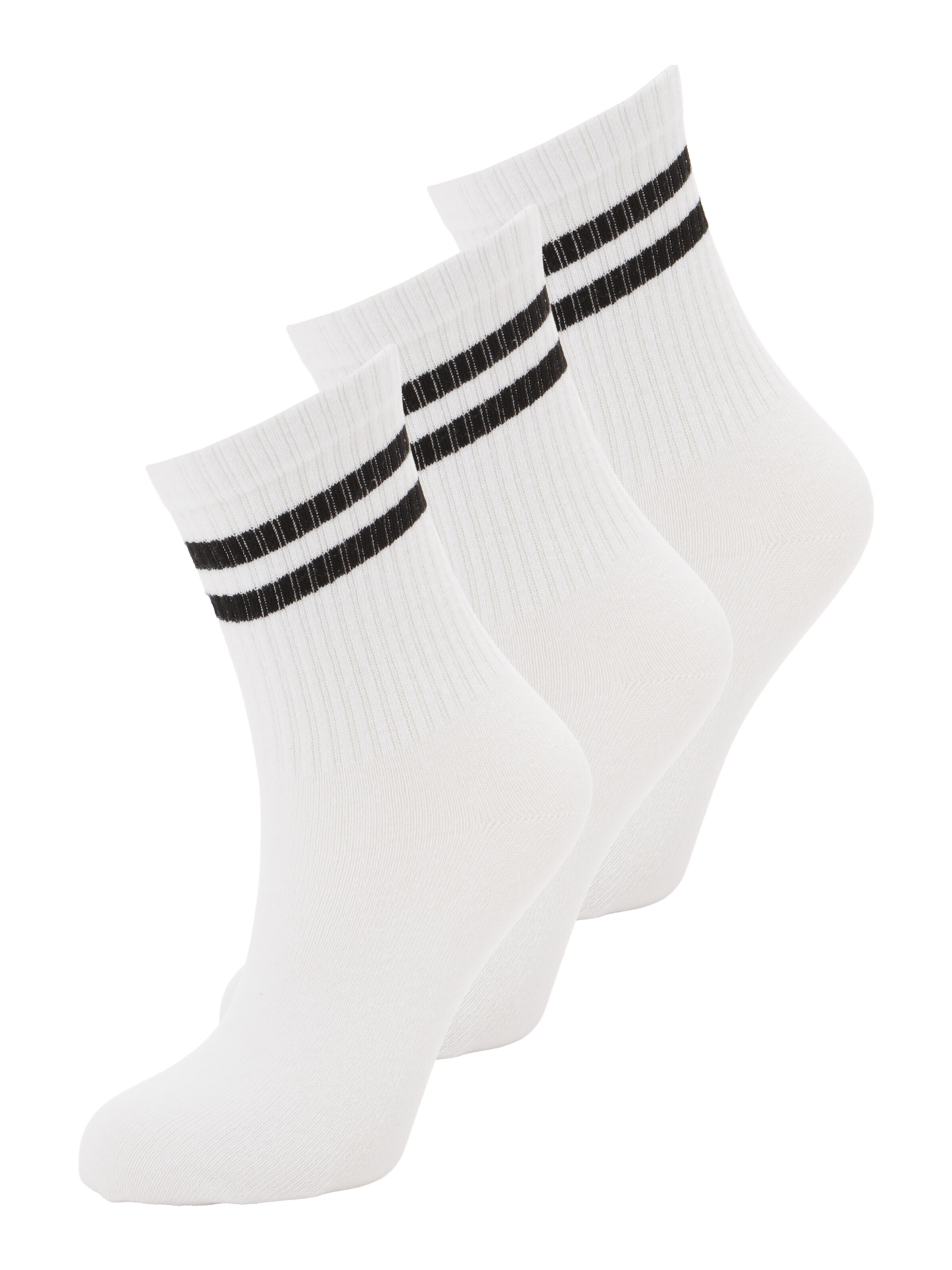 ONLY PLAY Chaussettes de sport 'ONPPLAY' en noir / blanc, Vue avec produit