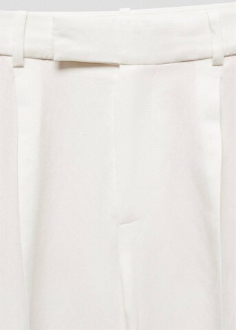 MANGO Wide leg Pantalon 'Lugo' in Wit