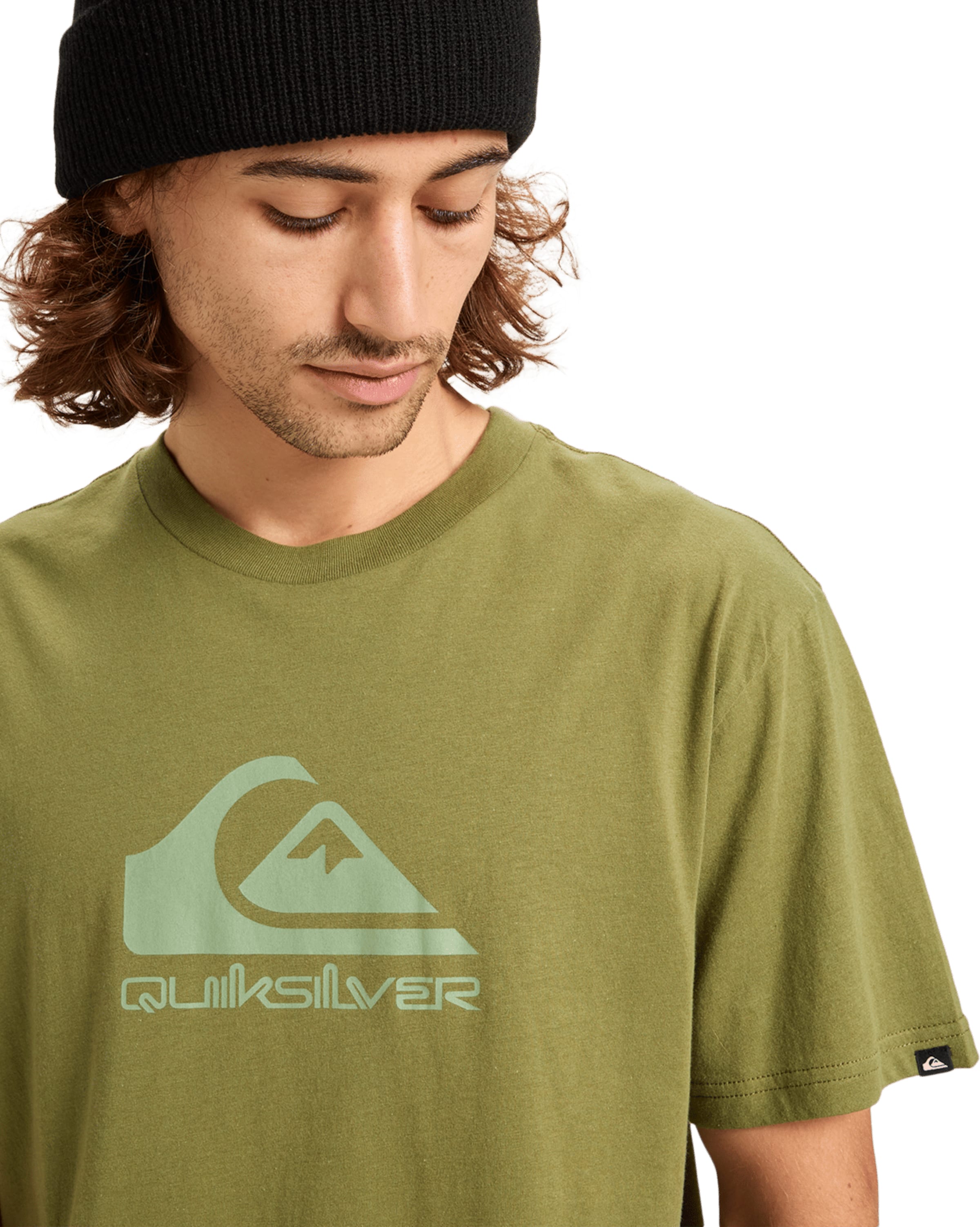 QUIKSILVER Athletic Sweatshirt in Green