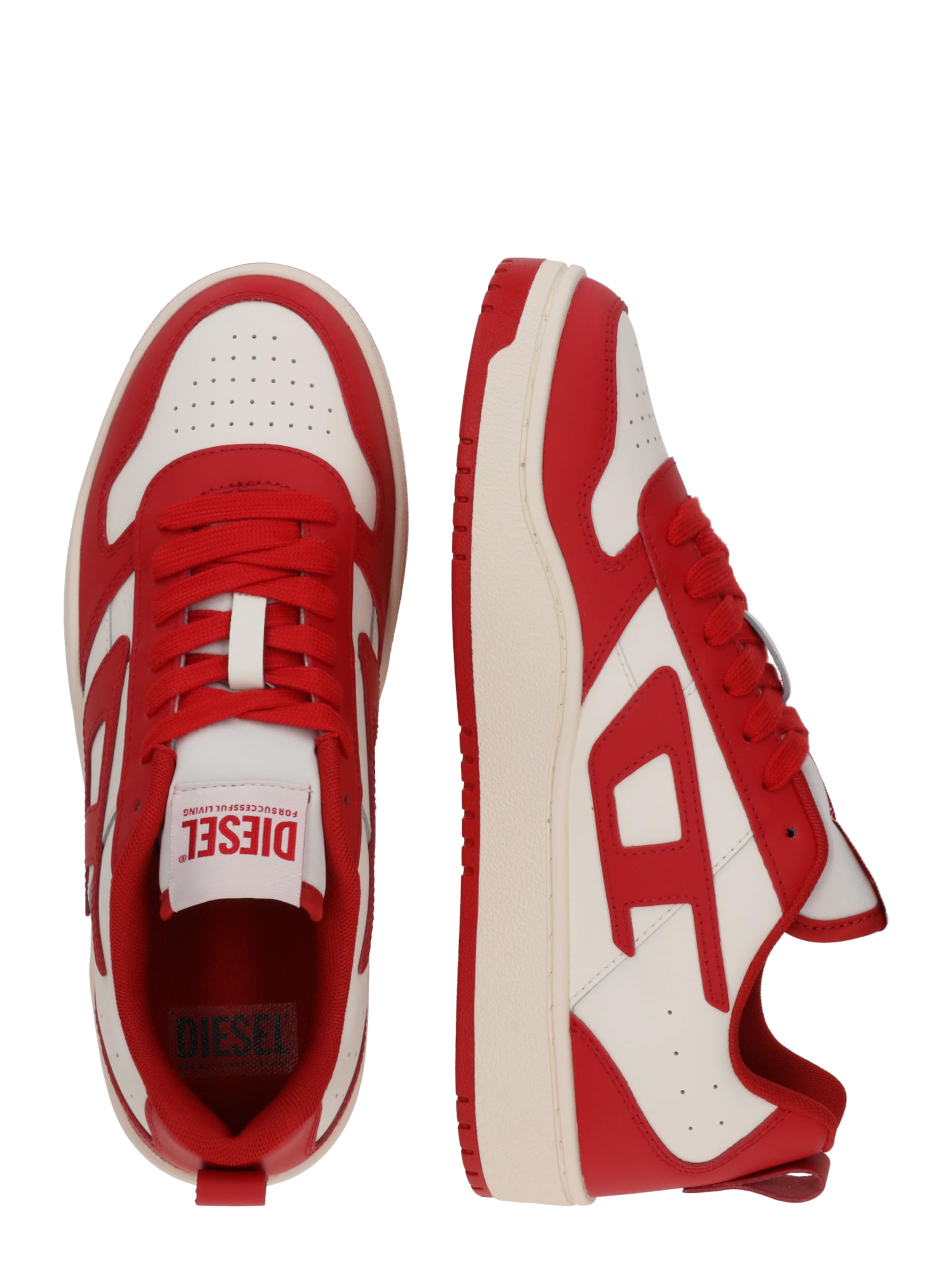 DIESEL Σνίκερ χαμηλό 'S-UKIYO V2' σε κόκκινο