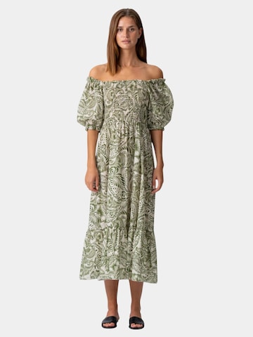 TEESHOPPEN Summer Dress 'Lia' in Green