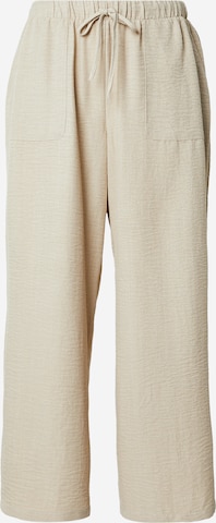 Vero Moda CurveLoosefit Hlače 'VMCMelaney' - siva boja: prednji dio