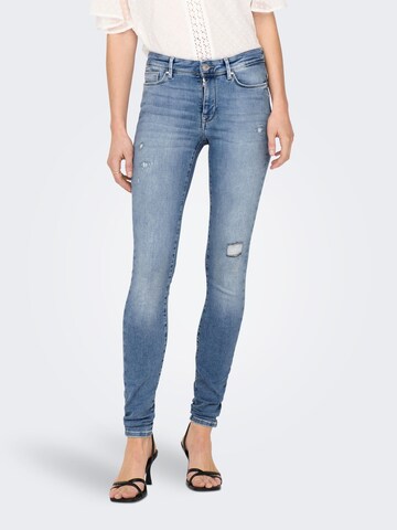 ONLY Skinny Jeans in Blauw: voorkant