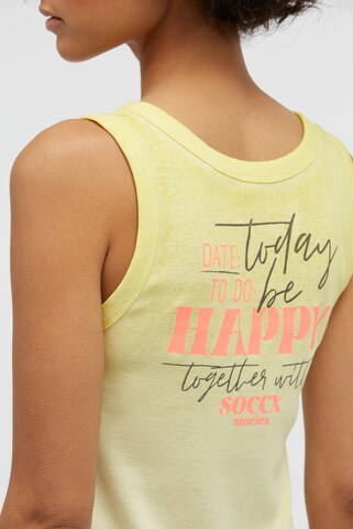 Soccx Top in Yellow