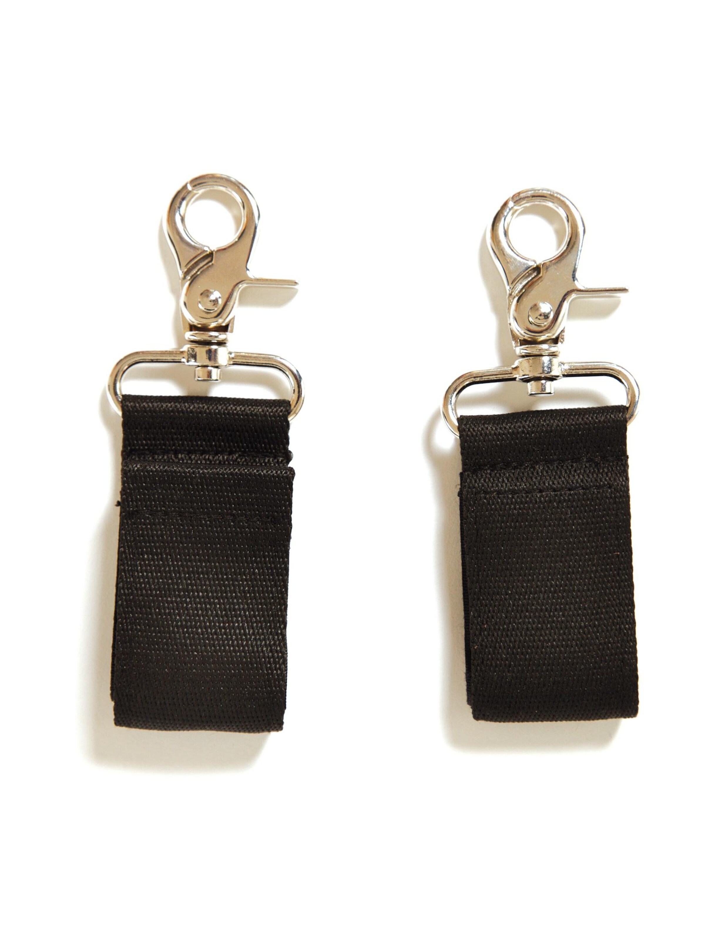 petit amour Diaper Bags 'Wickeltaschen_Befestigung' in Black: front