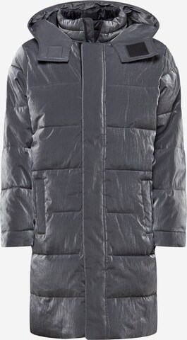 HOLLISTER Зимнее пальто в Серый: спереди