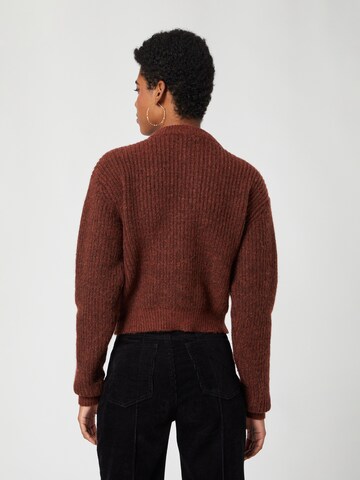 florence by mills exclusive for ABOUT YOU Knit cardigan 'Hibiscus' in Brown