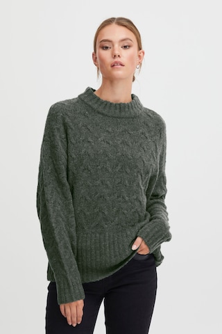 PULZ Jeans Pullover 'ASTRID' in Grün: predná strana