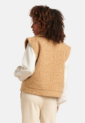 Smashed Lemon Bodywarmer in Beige