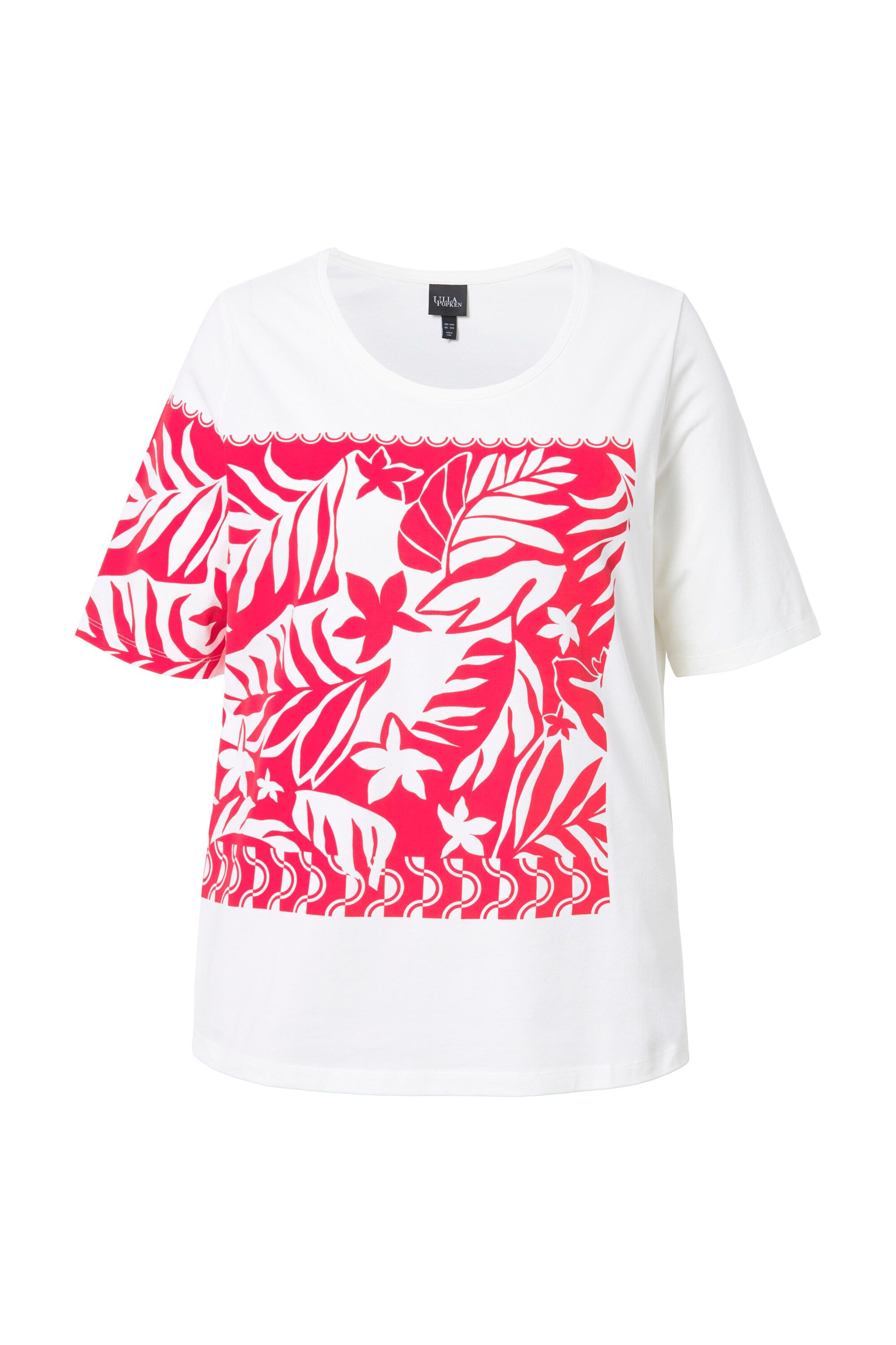 Ulla Popken Shirt in Wit: voorkant