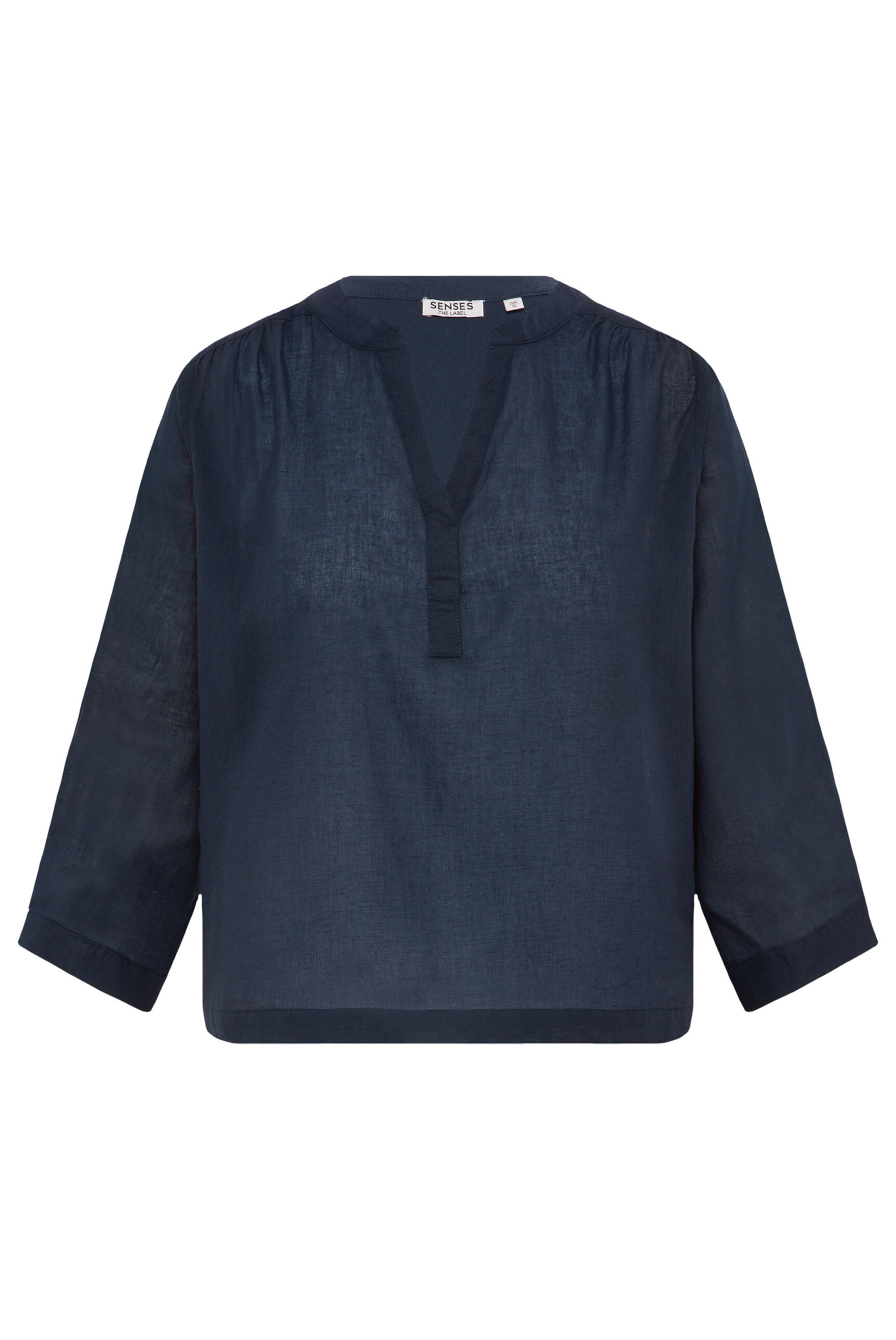 SENSES.THE LABEL Blouse in Blue: front