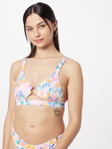 Hunkemöller Bustier Góra bikini 'Palma' w kolorze biały: przód