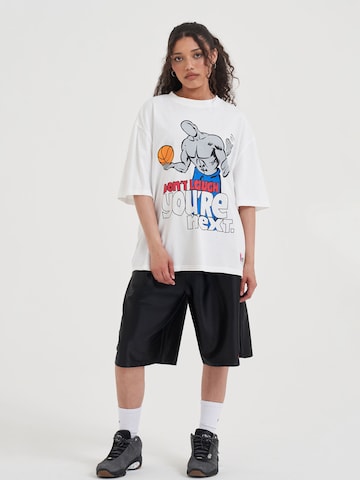 AND1 Shirt 'Don't Laugh Trash Talk' in Weiß