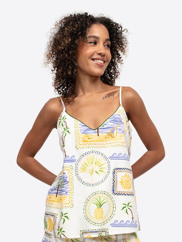 Chemise de nuit 'Cora' Cyberjammies en jaune : devant