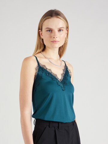 Top di rosemunde in blu: frontale