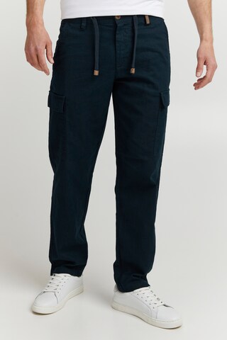 Regular Pantalon cargo INDICODE JEANS en bleu : devant