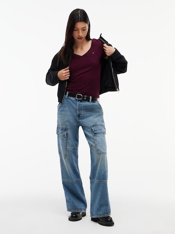 Maglietta di Tommy Jeans in lilla