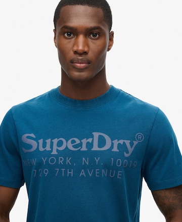 Superdry Shirt 'Venue' in Blauw