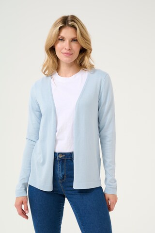 Cardigan 'Fenia Astrid' Kaffe en bleu : devant