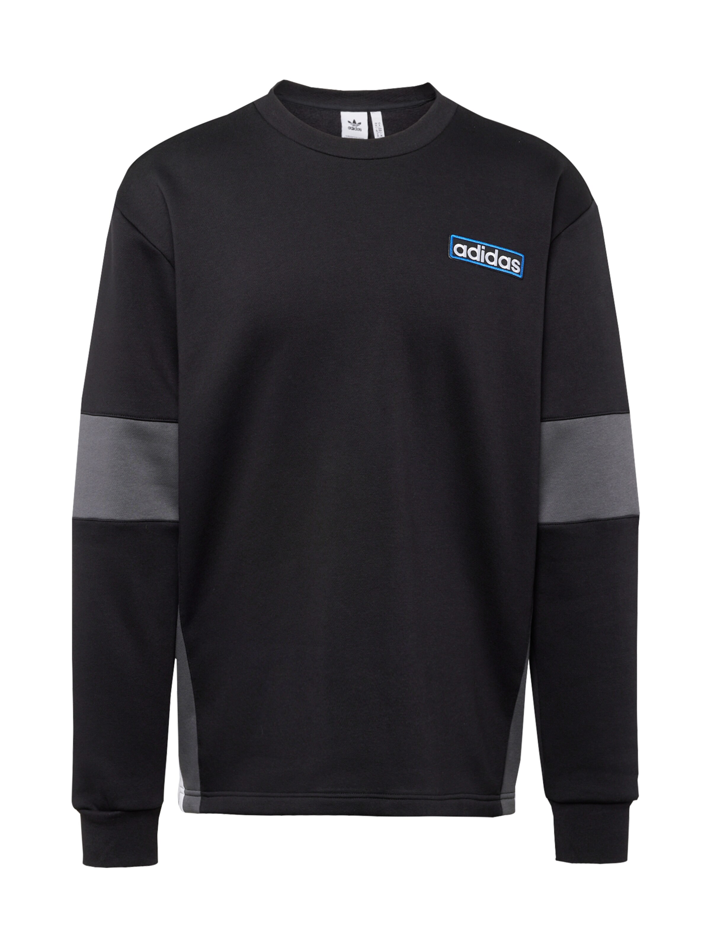 ADIDAS ORIGINALS Sweatshirt 'Adibreak' i svart: framsida