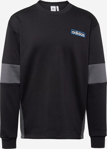 ADIDAS ORIGINALSSweater majica 'Adibreak' - crna boja: prednji dio