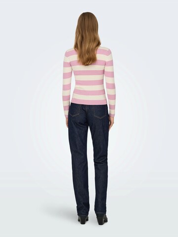 JDY Sweater 'JDYPLUM' in Pink