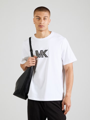 Michael Kors T-shirt '2000 CENTER' i vit: framsida