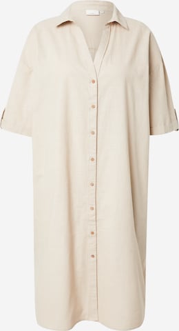 Robe-chemise ONLY Carmakoma en gris : devant