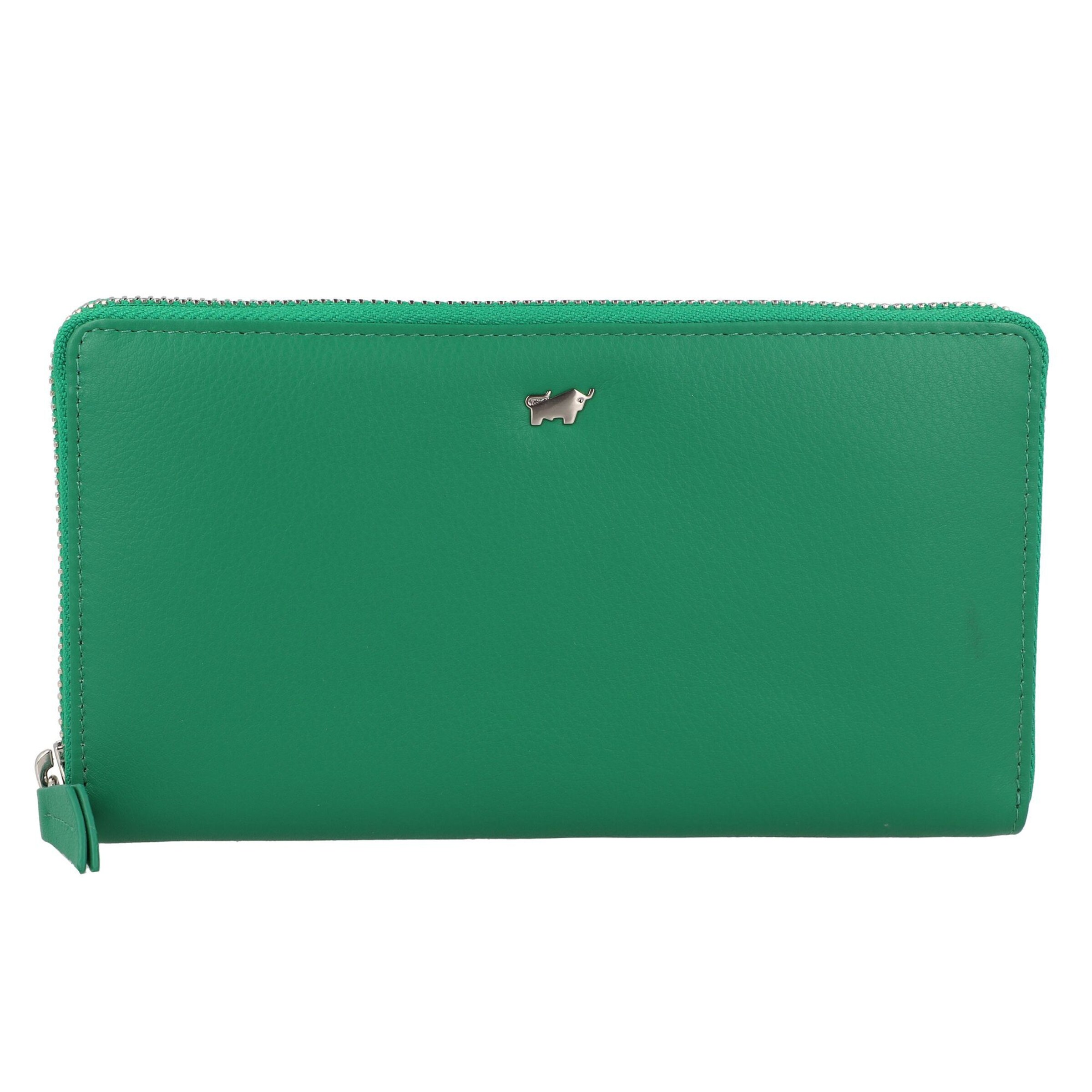 Portamonete 'Joy' di Braun Büffel in verde: frontale