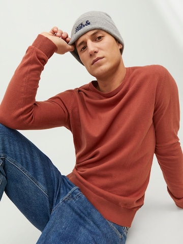 JACK & JONES Sweater in Brown