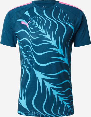 PUMA - Camisa funcionais 'IndividualLIGA' em azul: frente