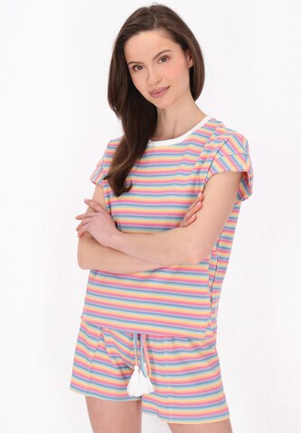 usha BLUE LABEL - Camisa 'Fashion Look' em mistura de cores